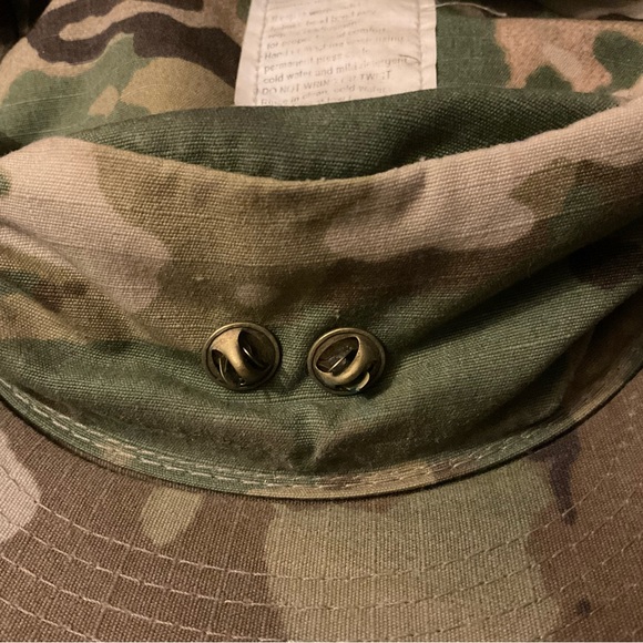 Bernard Cap Company Army Captain Patrol Camouflage Adjustable Velcro Strap Cap! - Picture 12 of 16
